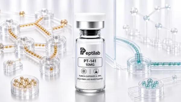 Melanotan II en Colombia: riesgos vs PT-141 (Bremelanotida)