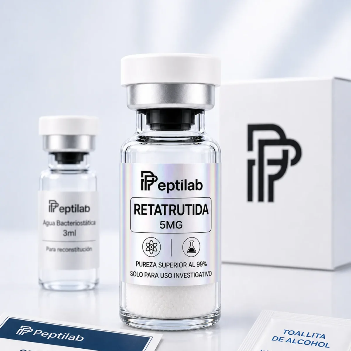 retatrutide en colombia Retatrutida Colombia kit completo: agua, toallitas y empaque discreto
