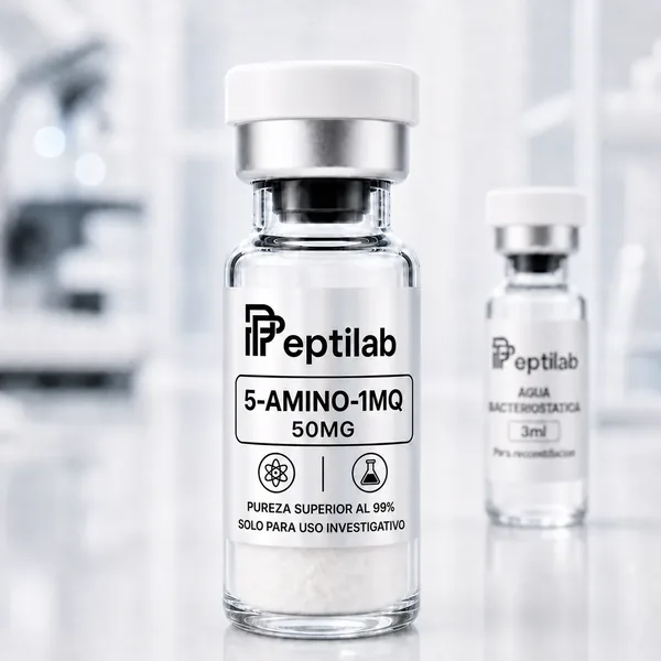 5-Amino-1MQ 50mg, vial de péptido de investigación