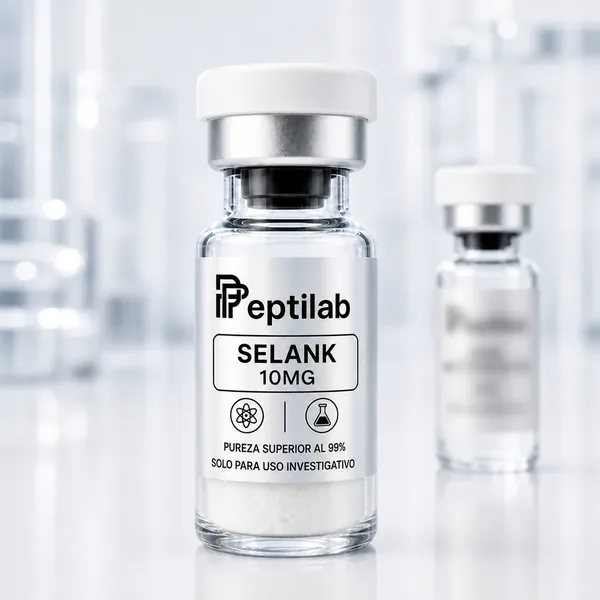 Selank 10mg, vial de péptido de investigación