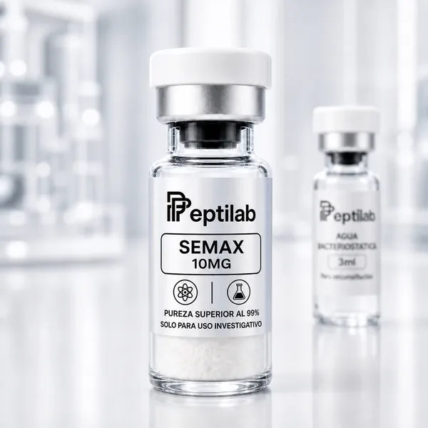 Semax 10mg, vial de péptido de investigación