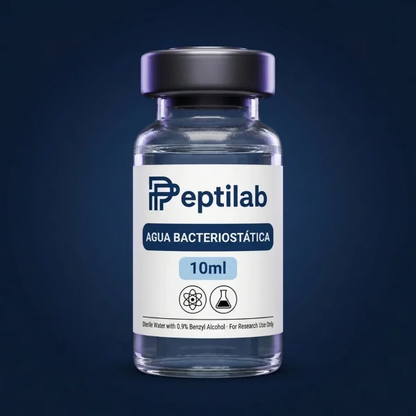 Agua Bacteriostática, vial de péptido de investigación