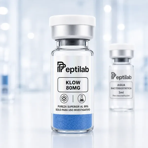 KLOW 80mg, vial de péptido de investigación