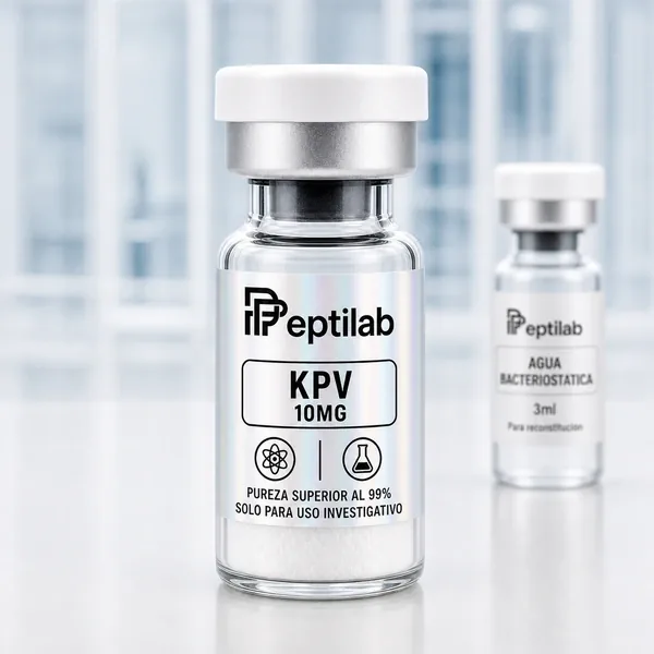 KPV 10mg, vial de péptido de investigación