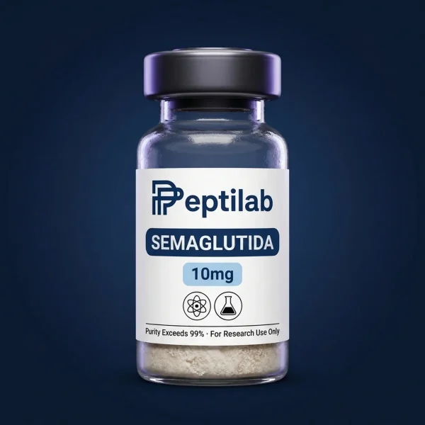 Semaglutida, vial de péptido de investigación